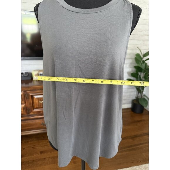 American eagle Heather Gray Open Back Athletic Tank Top Womens Size M - Picture 6 of 9